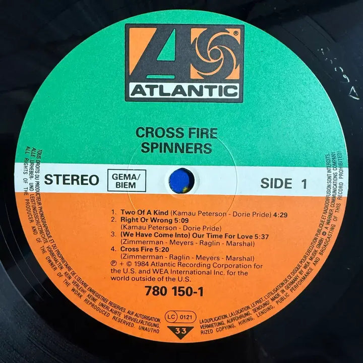[SOLD OUT] [LP] 소울 펑크 Spinners Cross Fire