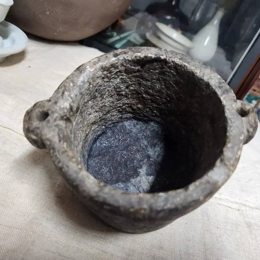 [BUNJANG] Joseon Dynasty Soapstone Crucible / 조선시대 곱돌 도가니