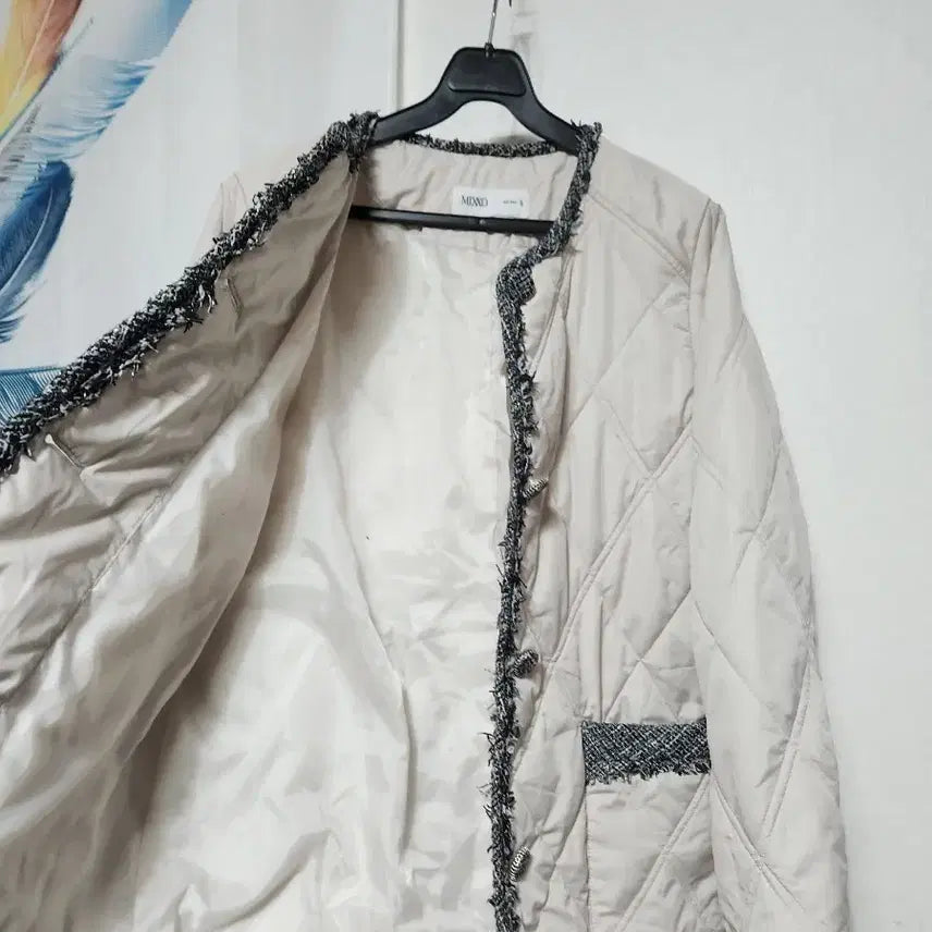 [BUNJANG] Mi-So Quilted Tweed Jacket - 66 / 여 미쏘 누빔 트위드자켓  ㅡ66