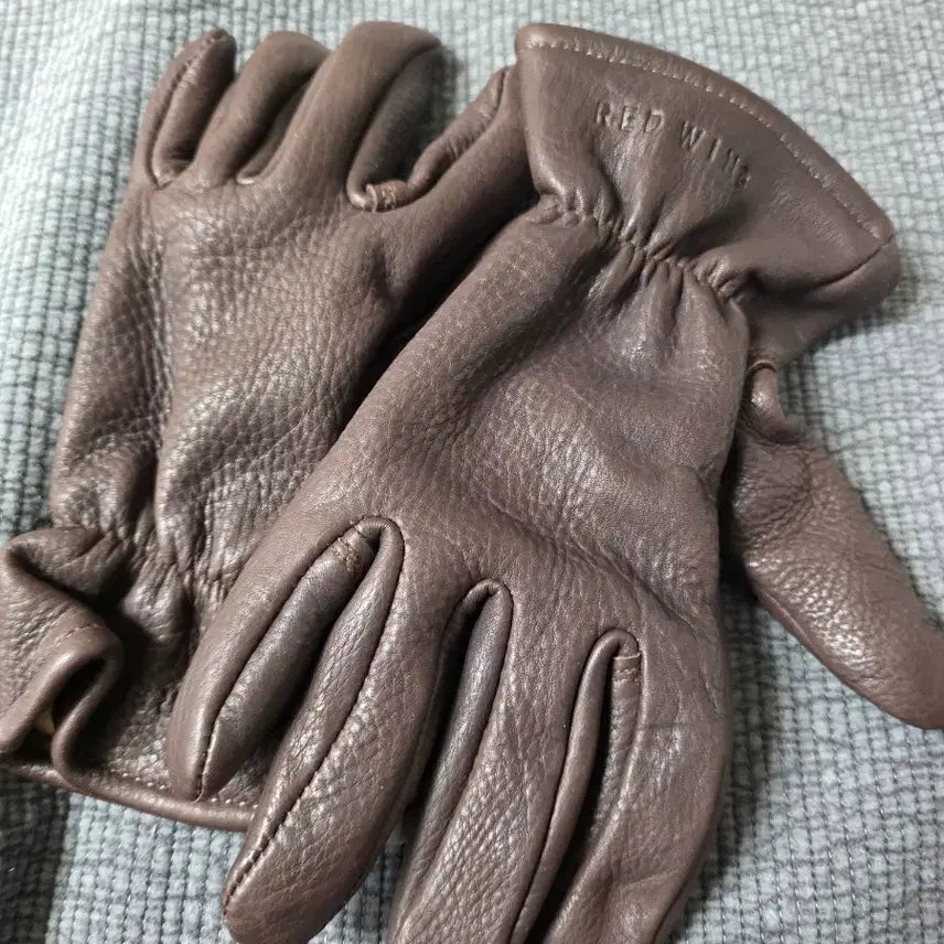 [BUNJANG] Unknown Deer Leather Gloves L / 레드윙 사슴가죽 장갑 L