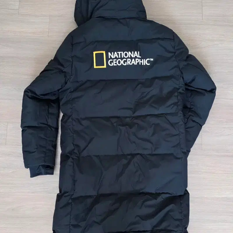 [BUNJANG] National Geographic Goose Down Long Padding Black XS / 내셔널지오그래픽 구스다운 롱패딩 블랙 xs
