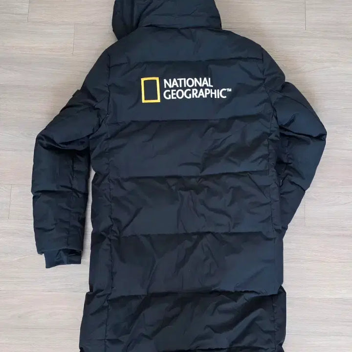 [BUNJANG] National Geographic Goose Down Long Padding Black XS / 내셔널지오그래픽 구스다운 롱패딩 블랙 xs