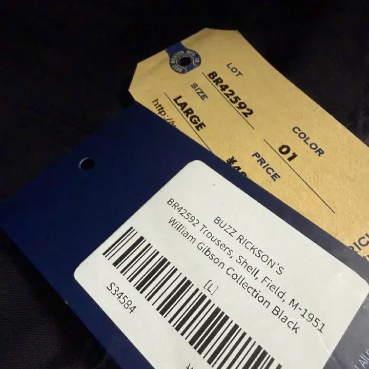 [BUNJANG] Buzz Rickson's M-51 William Gibson Black Cargo Pants / 버즈릭슨 BR42592 M-51 블랙 카고팬츠 윌리엄깁슨