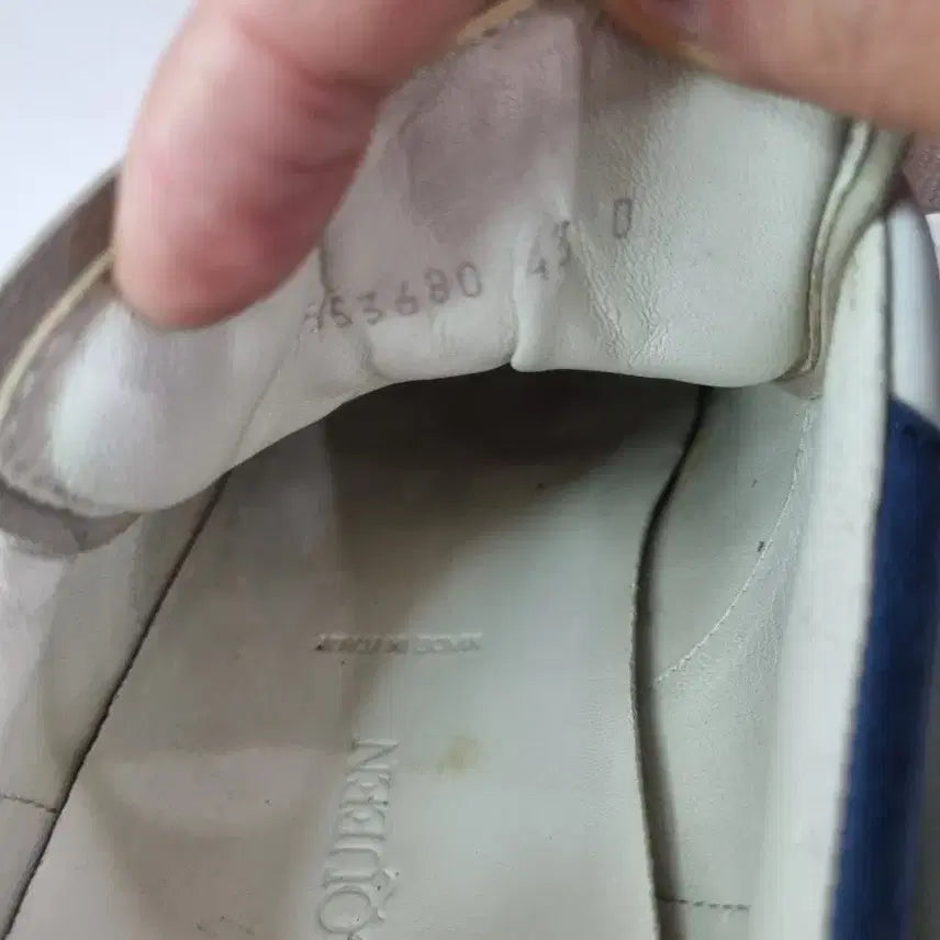 [BUNJANG] Alexander McQueen Oversized Paris Blue Sneakers / 효자빈티지 43 알렉산더맥퀸 오버솔 파리블루