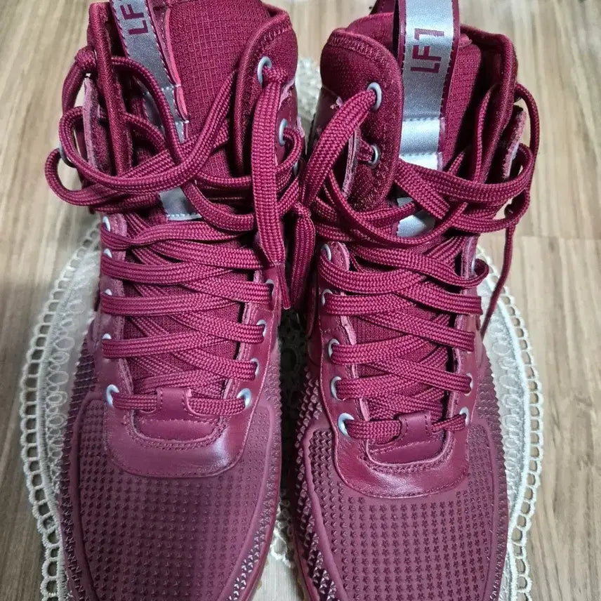 [SOLD OUT] 나이키 LF1 버건디 하이탑 스니커즈 275