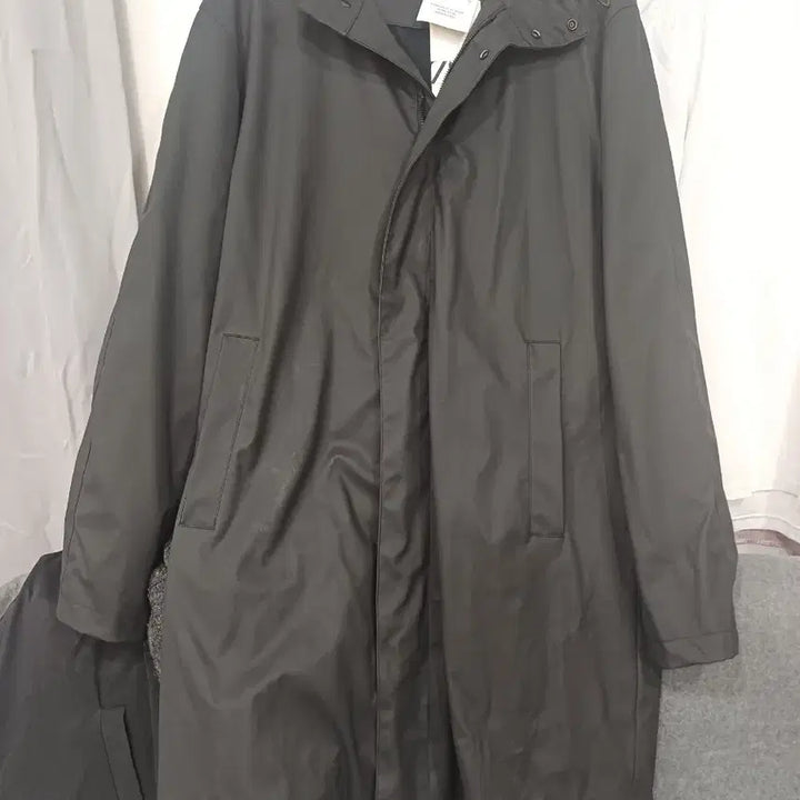 [BUNJANG] ZARA Black Hooded Coat / 자라 블랙 후드 코트 새상품