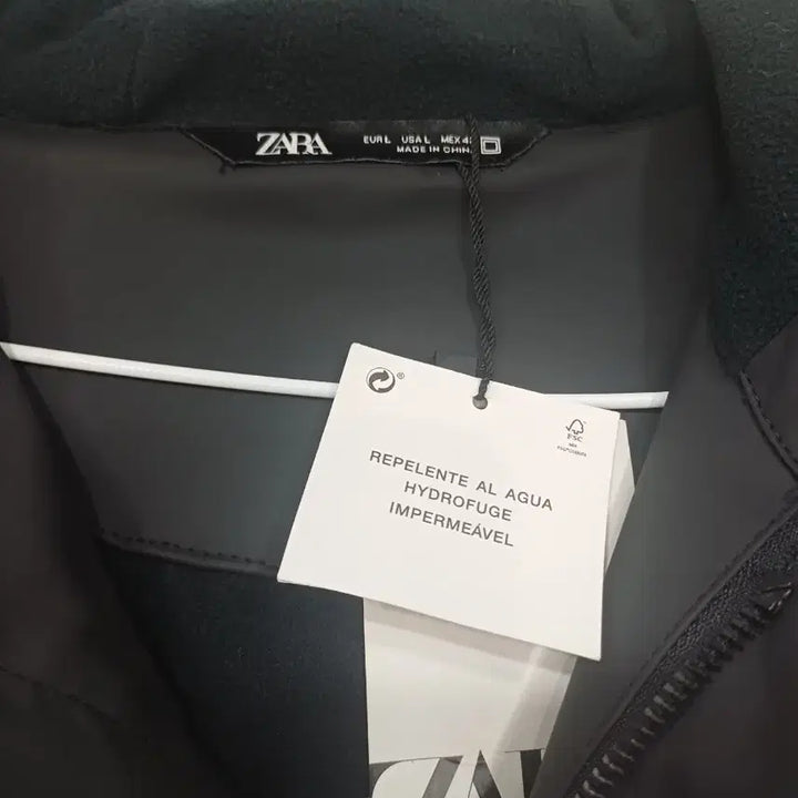 [BUNJANG] ZARA Black Hooded Coat / 자라 블랙 후드 코트 새상품