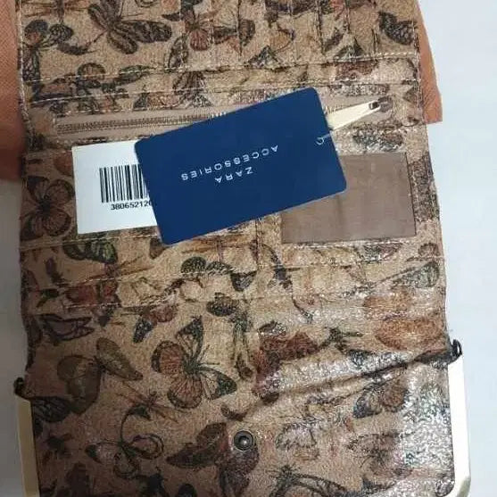 [BUNJANG] Zara Butterfly Pattern Long Wallet / 새제품)자라 나비 패턴 장지갑