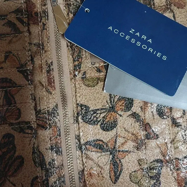 [BUNJANG] Zara Butterfly Pattern Long Wallet / 새제품)자라 나비 패턴 장지갑