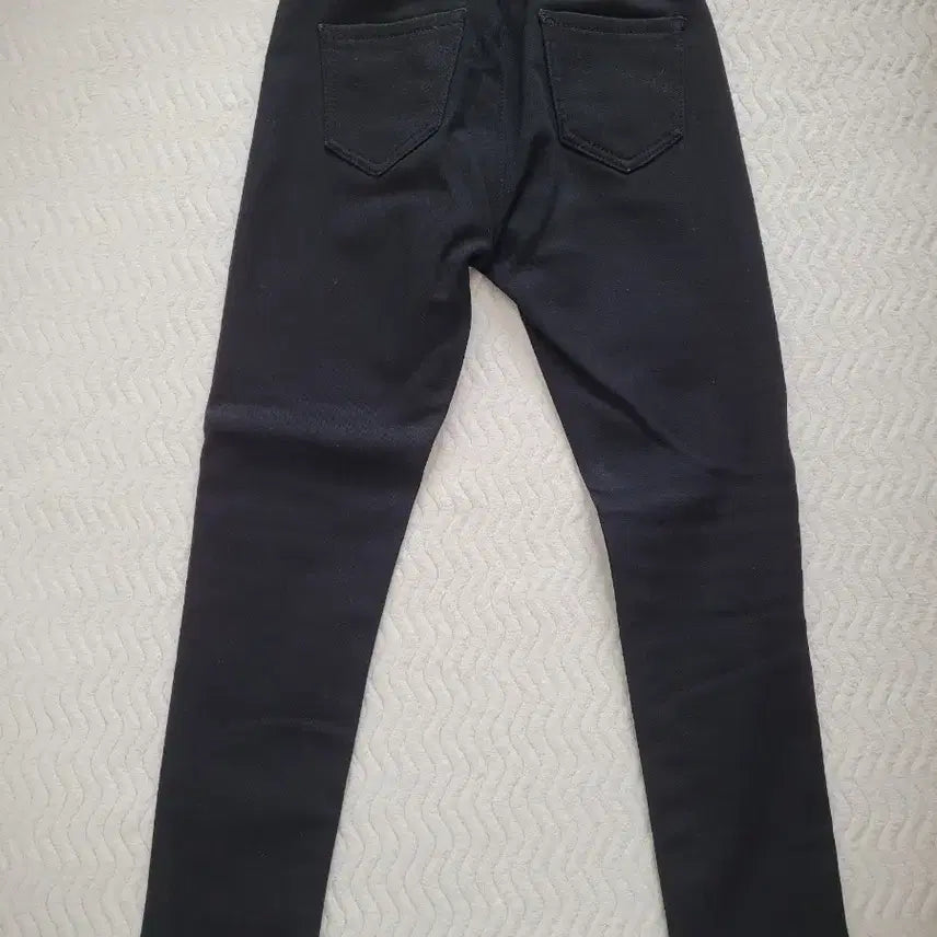 [BUNJANG] Black Fleece-Lined Skinny Pants / 키작녀 밴딩 기모 스키니 블랙