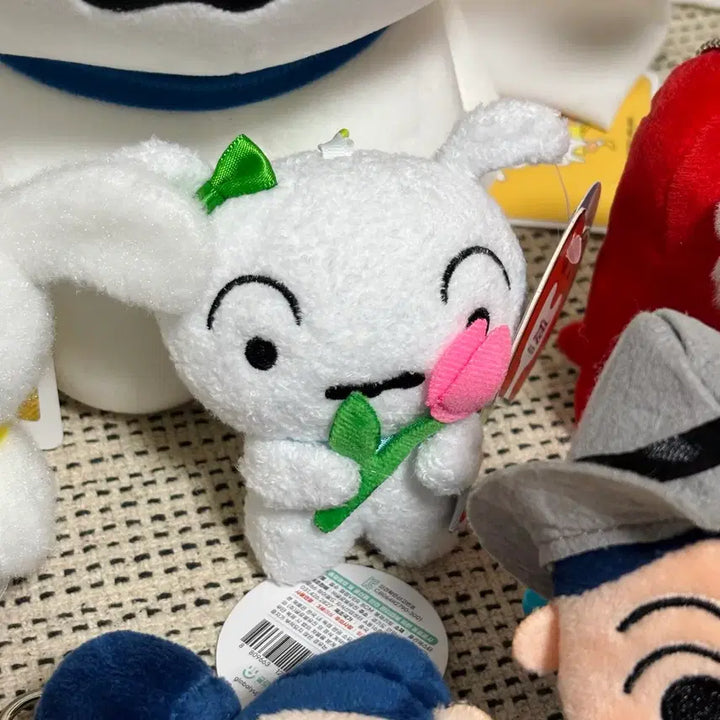 [BUNJANG] Crayon Shin-chan Shin-chan/Whitey/Chulsoo Doll and Keychain Set / 짱구는 못말려 짱구/흰둥이/철수 인형 키링 모음