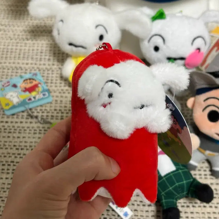 [BUNJANG] Crayon Shin-chan Shin-chan/Whitey/Chulsoo Doll and Keychain Set / 짱구는 못말려 짱구/흰둥이/철수 인형 키링 모음