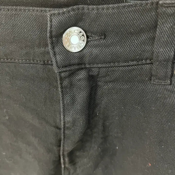 [BUNJANG] Dolce &amp; Gabbana Black Denim Jeans / 돌체앤가바나 블랙 옆라인 데님 청바지