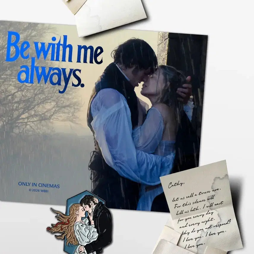 [BUNJANG] Wuthering Heights Badge Package Set / 딴짓의 세상) 폭풍의 언덕 뱃지패키지+배경지+미니어처 편지 2.21.수령