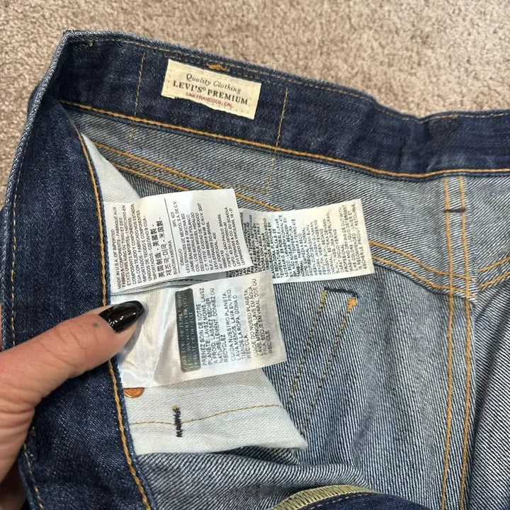 [BUNJANG] Levi's Premium 505 Big E Regular Jeans / 리바이스 프리미엄505 빅E 레귤러 팬츠(34)