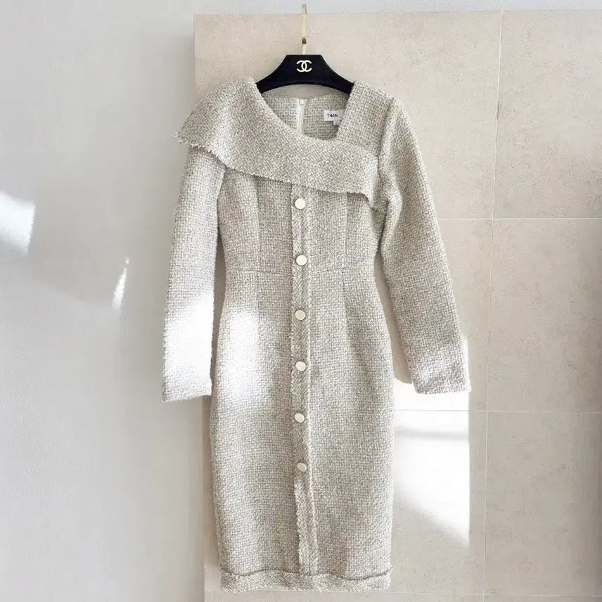 [BUNJANG] Roadshop Tweed Dress S Size / (논현 로드샵 구입) 1회착. 트위드 원피스 S