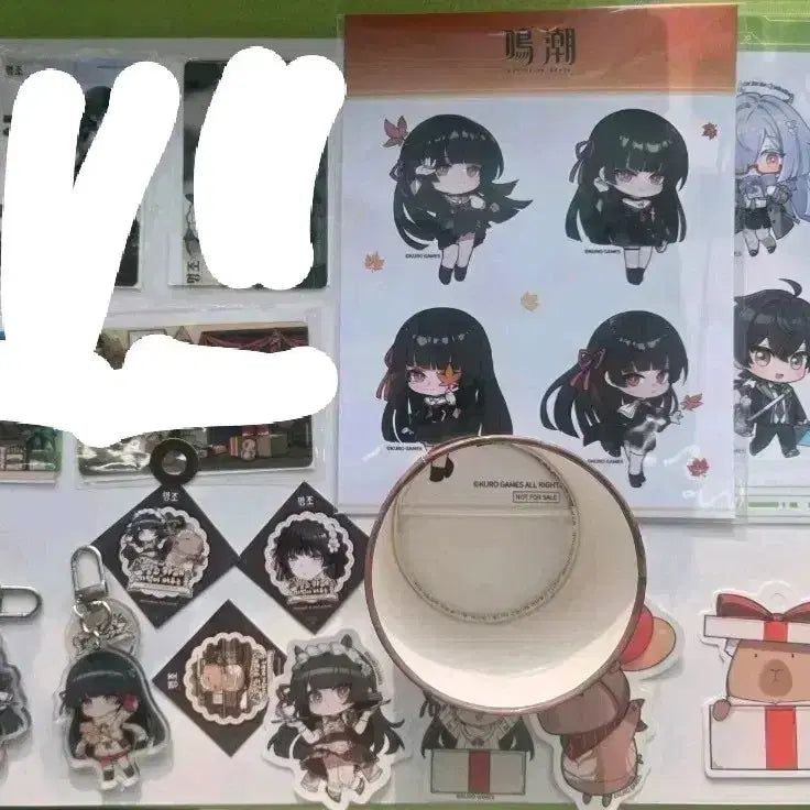 [BUNJANG] Myosho Goods Bundle Set / 명조 굿즈 (키링, 스티커 등)