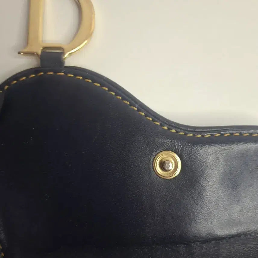 [BUNJANG] Dior Oblique Saddle Bi-fold Wallet Navy / 디올 오블리크 새들 반지갑 네이비