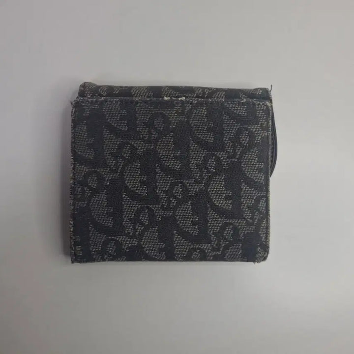 [BUNJANG] Dior Oblique Saddle Bi-fold Wallet Navy / 디올 오블리크 새들 반지갑 네이비