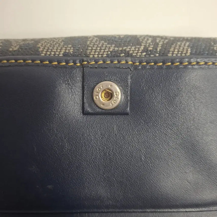 [BUNJANG] Dior Oblique Saddle Bi-fold Wallet Navy / 디올 오블리크 새들 반지갑 네이비