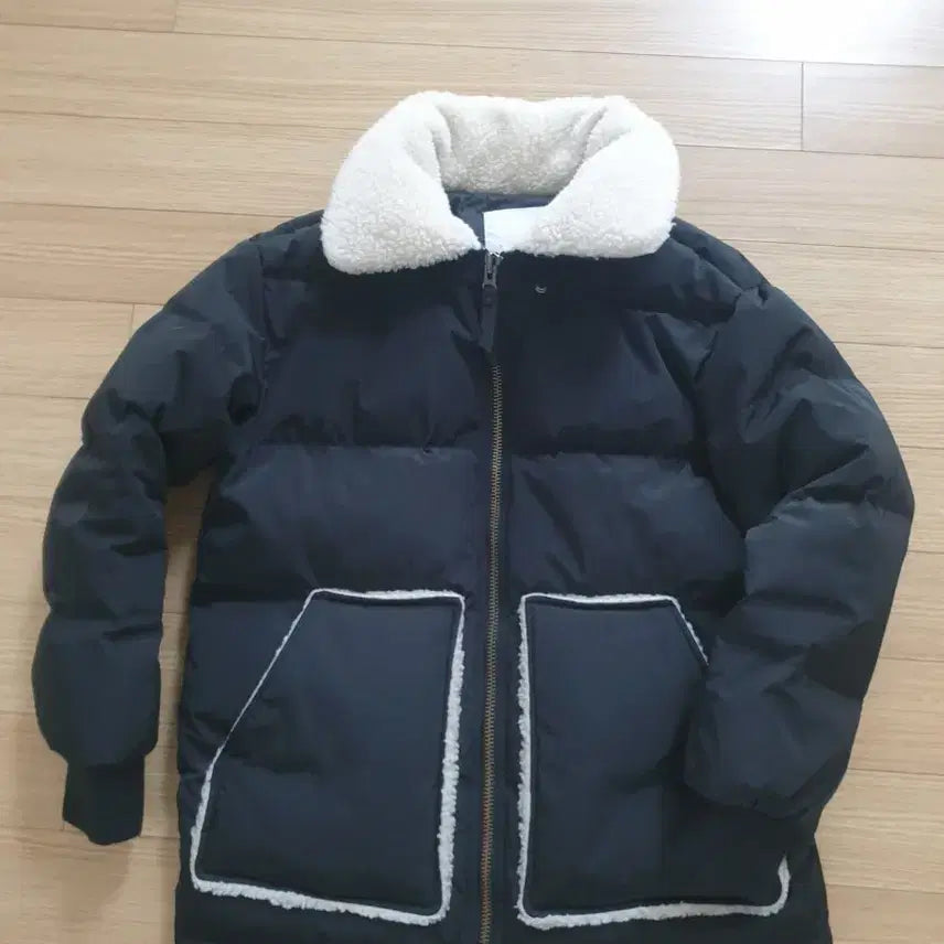 [BUNJANG] Beanpole Fleece Collar Padded Jumper / 빈폴  뽀글이 카라 패딩 점퍼