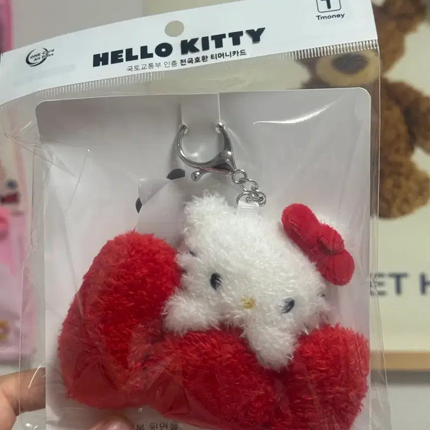 [SOLD OUT] 최저가) 헬로키티 봉제인형 교통카드 키링 산리오 티머니