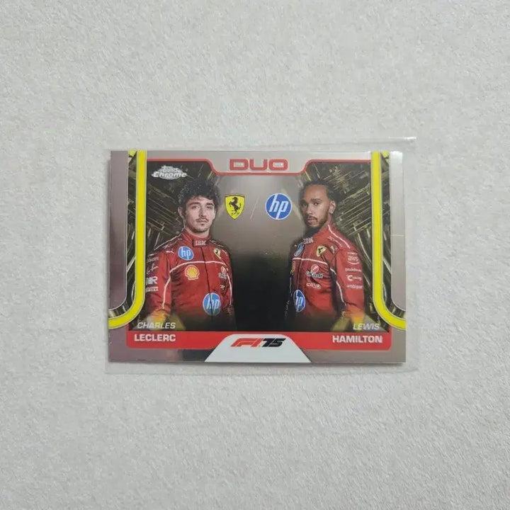 [BUNJANG] Topps Chrome F1 2025 Ferrari Duo Card Leclerc Hamilton / Topps Chrome F1 2025 페라리 듀오카드 르클레르 해밀턴