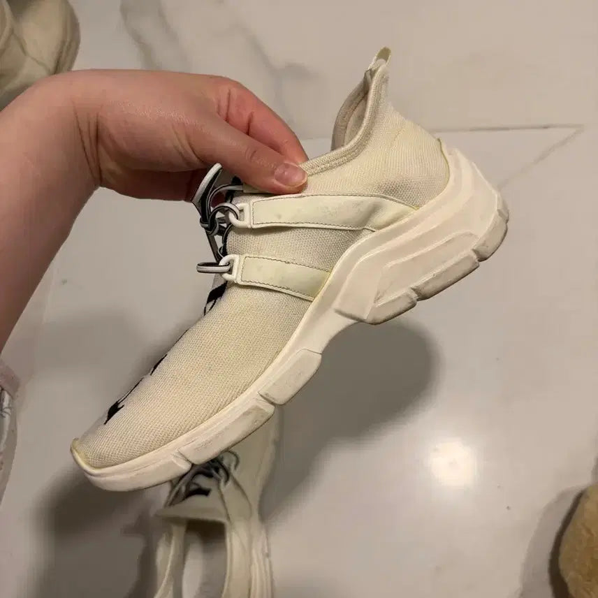 [BUNJANG] Prada White Logo Sneakers / (정품)프라다 화이트 로고 스니커즈