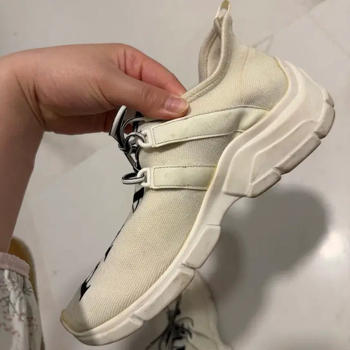 [BUNJANG] Prada White Logo Sneakers / (정품)프라다 화이트 로고 스니커즈