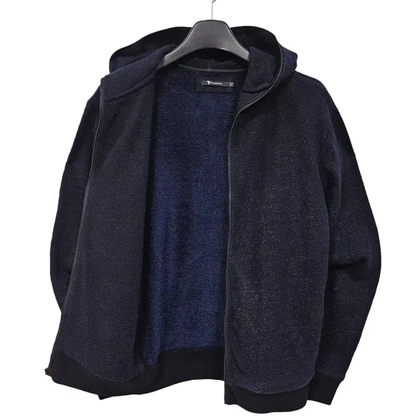 [BUNJANG] Alexander Wang Navy Knit Hooded Zip-up / 알렉산더왕 네이비 니트 후드 집업 d98