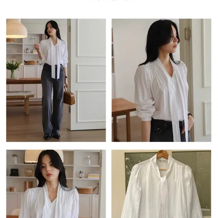 [BUNJANG] Til I Die Lace Blouse / 틸아이다이 레이스 블라우스 리본블라우스 졸업 블라우스