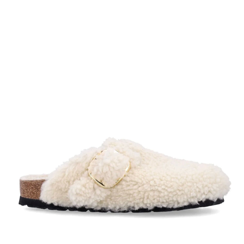 [BUNJANG] Birkenstock Boston Big Buckle Eggshell Slippers (230mm) / 버켄스탁 어그 슬리퍼 (230미리) - 보스턴 빅 버클 에그쉘 - 내로우