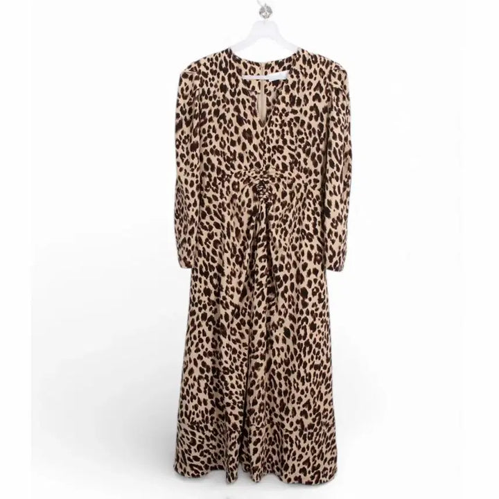 [BUNJANG] Leopard Print Premium One-Piece Dress / 34-1 cle 레오파드 프리미엄 원피스 빈티지킹