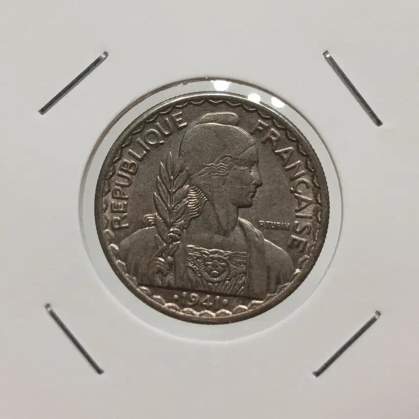 [BUNJANG] 1941 Indochina 20 Cents Coin / 1941 인도차이나 20센트 상태양호