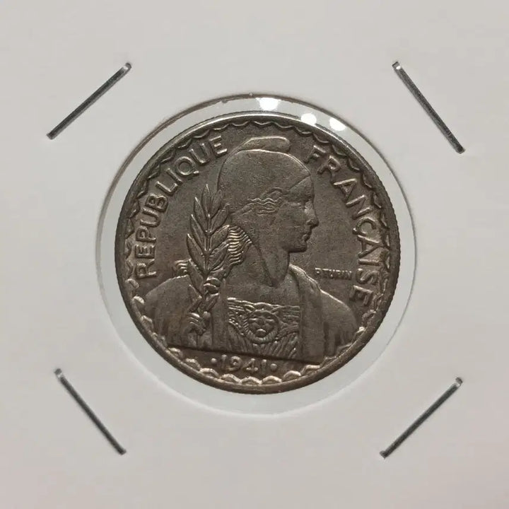 [BUNJANG] 1941 Indochina 20 Cents Coin / 1941 인도차이나 20센트 상태양호