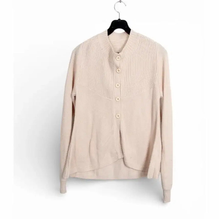 [BUNJANG] Design by Domi Ribbed Cardigan / 11-7 디자인바이도미 여 국산 골지가디건BG 빈티지킹