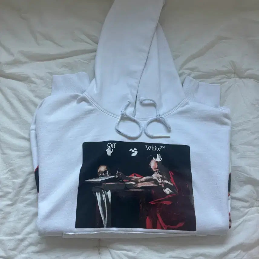 [BUNJANG] (XL)오프화이트 후드티 백화점판 팝니다 / (XL)오프화이트 후드티 백화점판 팝니다
