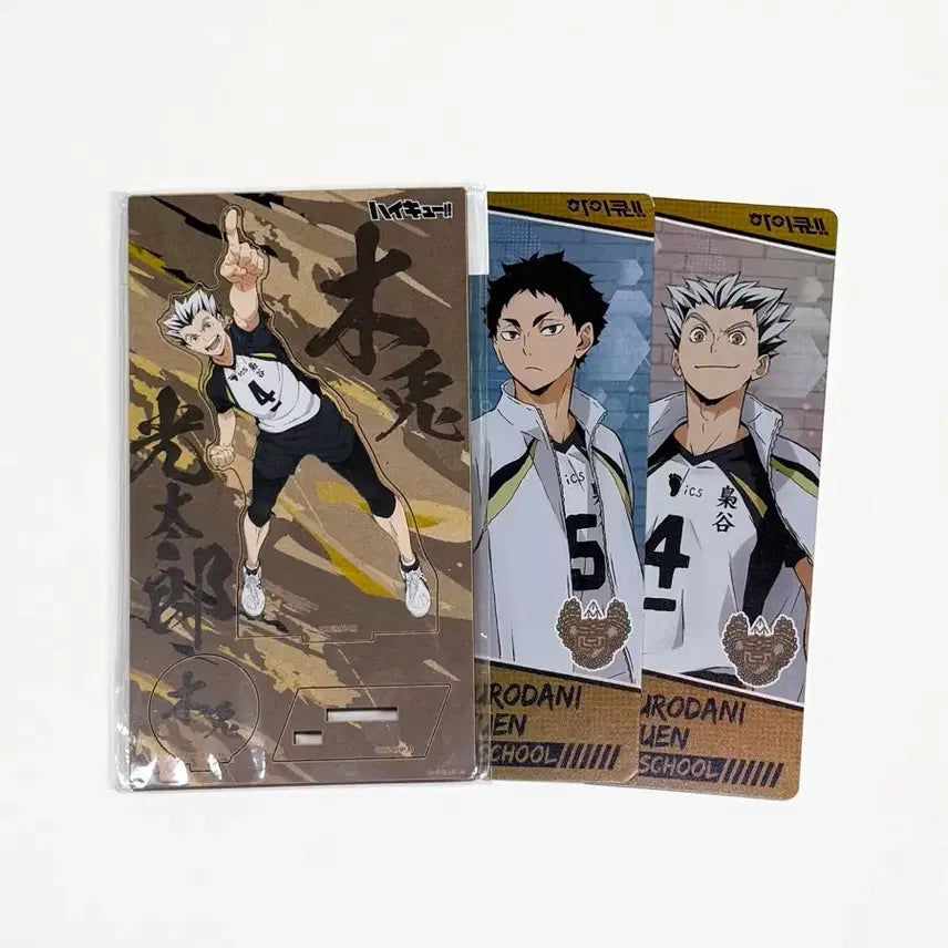 [BUNJANG] Haikyu Bokuto Koutaro Stand and Laser Ticket Set / 하이큐 보쿠토 스탠드 보쿠토 아카아시 레이저 티켓