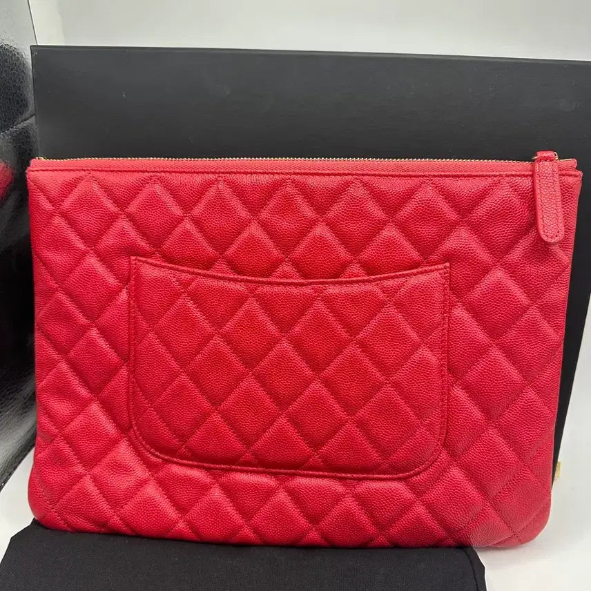 [BUNJANG] Chanel New Medium Clutch Bag / [정품/감정서O] 샤넬 뉴미듐 클러치 풀구성