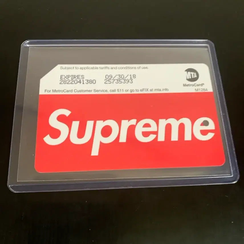 [BUNJANG] Supreme MTA Metro Card / 슈프림 MTA 메트로카드