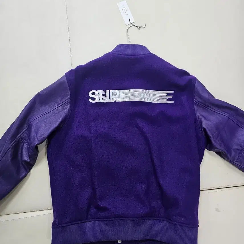 [BUNJANG] Supreme Motion Logo Varsity Jacket / 슈프림 모션로고 바시티 자켓
