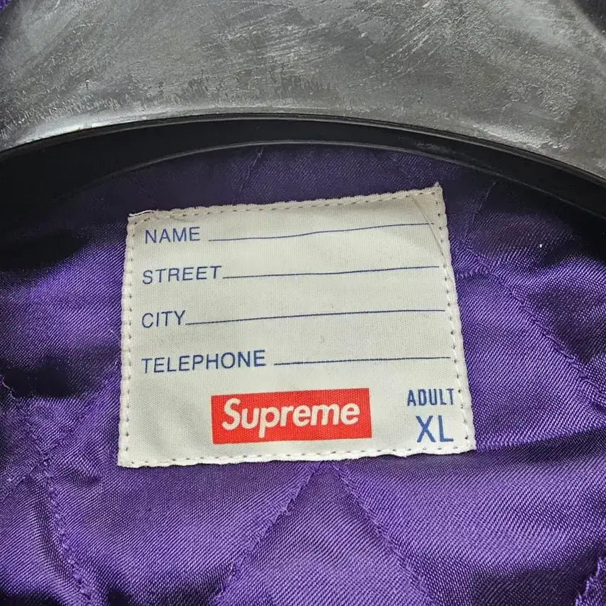 [BUNJANG] Supreme Motion Logo Varsity Jacket / 슈프림 모션로고 바시티 자켓