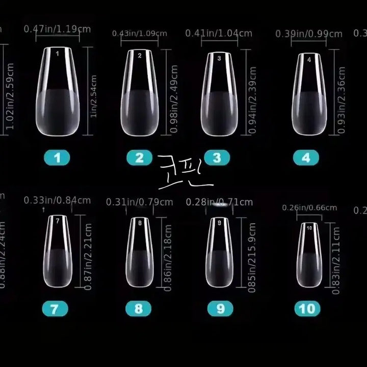 [BUNJANG] Handmade Drawing Nail Tips / 드로잉 수제네일팁