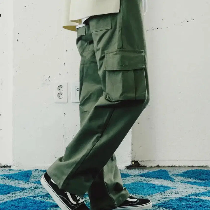 [BUNJANG] JEMUT Youth Wide Cargo Pants Khaki 32 / 제멋 유스 와이드 카고팬츠 카키 32 판매