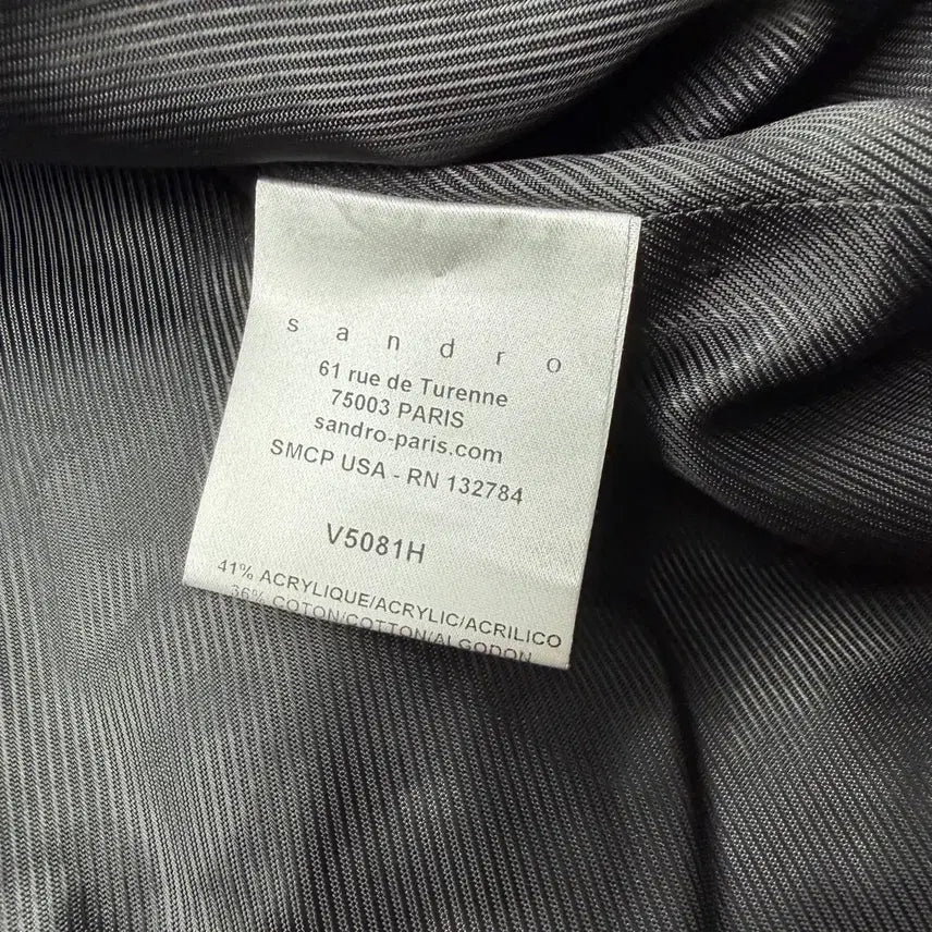 [BUNJANG] Sandro Metallic Golden Tweed Jacket / 산드로 메탈릭 골든 트위드 자켓