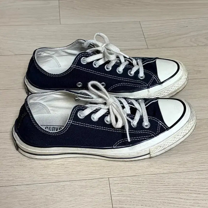 [BUNJANG] Converse Chuck 70s Black Canvas Shoes / 컨버스 척테일러 1970s 블랙 240