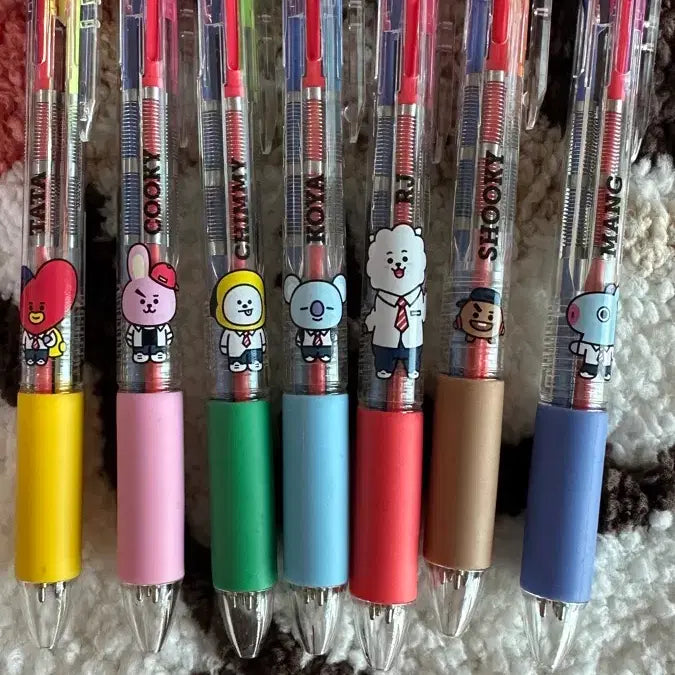 [BUNJANG] BT21 Character Pen Set / BT21 캐릭터 볼펜 세트