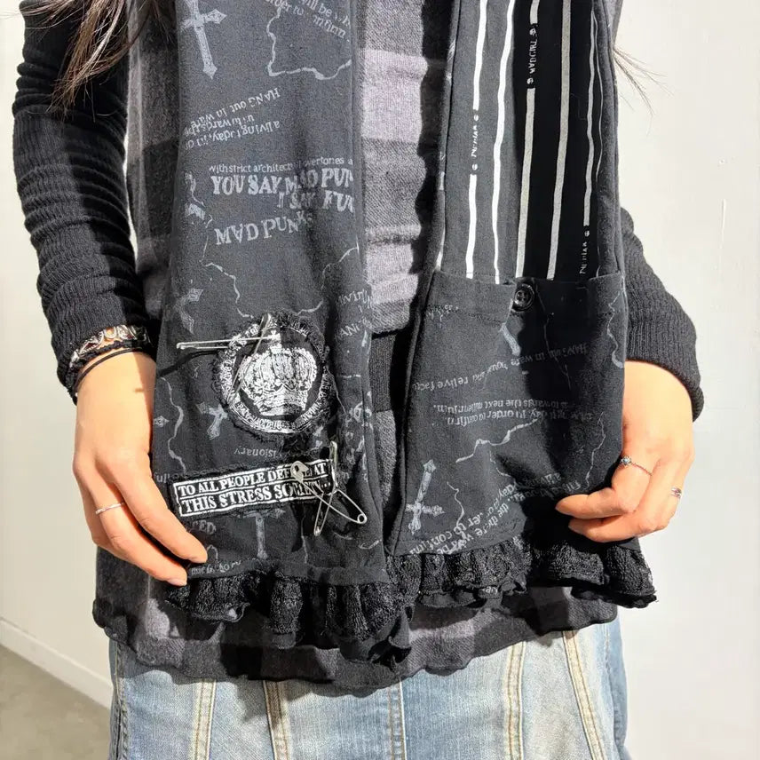 [BUNJANG] Madpunk Rabbit Ear Hat / 매드펑크 래빗 이어 햇 모자