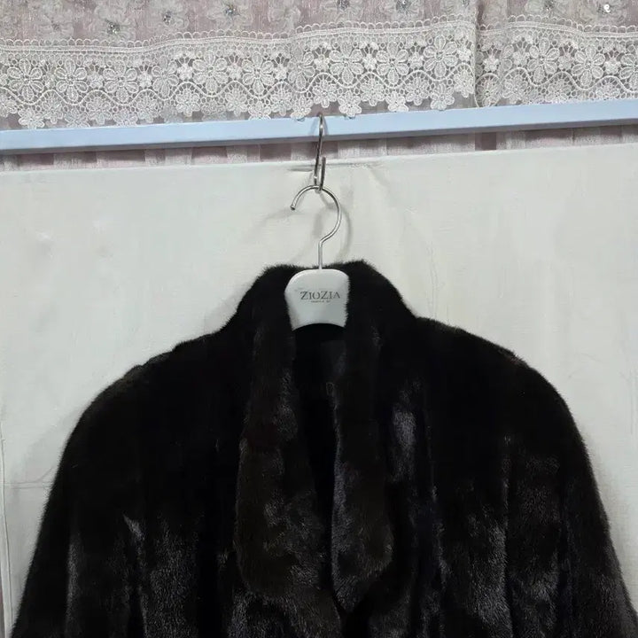 [BUNJANG] Mink Fur Coat (94-106-165) / 진도모피블랙그라마모피코트(94-106-165)