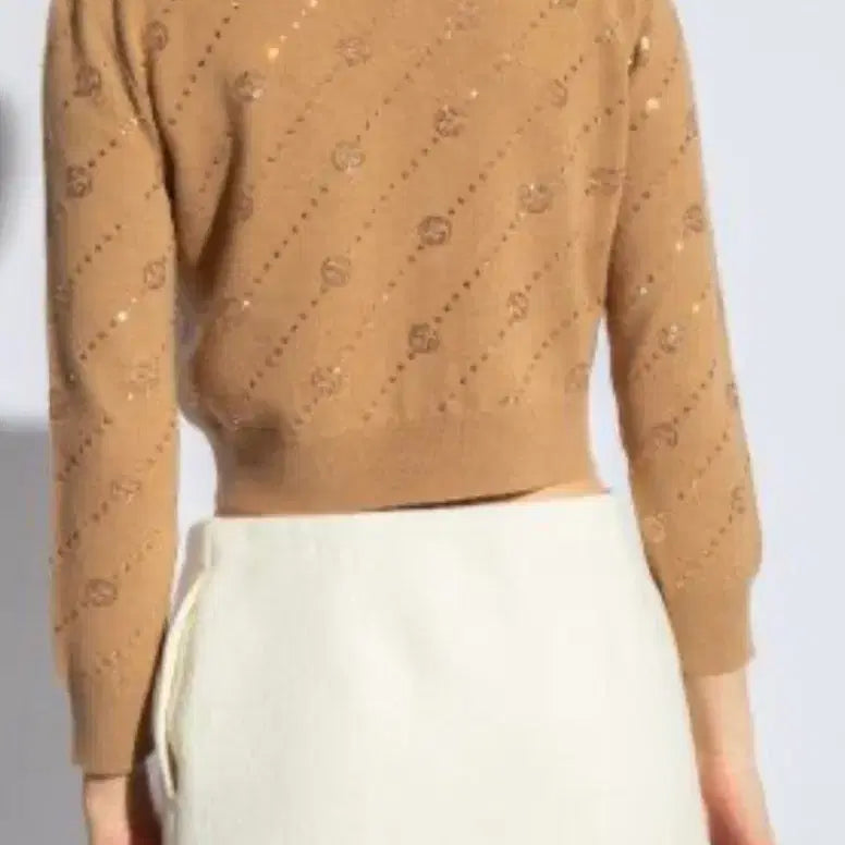 [BUNJANG] Gucci Women's Cashmere Cardigan Interlocking G Camel / 구찌 여자 캐시미어 가디건 인터로킹 G 카멜